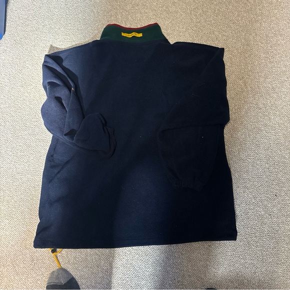 Vintage gant Mens sweater blue extra large quarter Zip - Picture 2 of 5